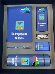 Набор «Блокнот+ручка+павербанк» Белгородская область